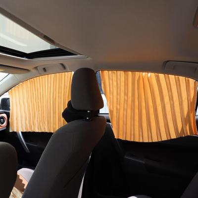 China For Auto Luxury Satin Fabric Car Window Sunshade Retractable Curtain for sale