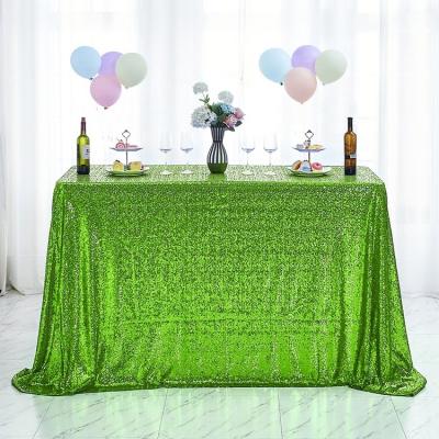 China Machine Embroidery China Lightweight Rectangular Textile Polyester Material Tablecloth For Party Decoration for sale