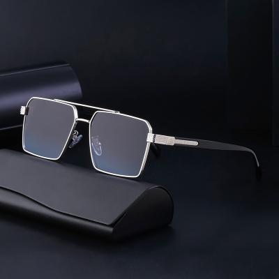 China Fashion Sunglasses Zowensyh Glasses Fashion metal frame sunglasses UV400 Gradient Sunglasses Driving fishing Reading sunglasses for men for sale