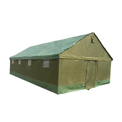 China Straight Tying Type Manufacturers Wholesale Large Outdoor Military Tents, Rain Proof Shift Canvas Disaster Relief Tents, Civilian Relief Cotton Tent for sale