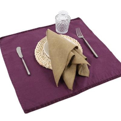 China C2U Washed Luxury Hotel Fringe French Linen Towels for sale