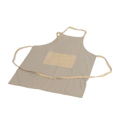 China C2U Plain Stonewashed Apron 100% Plain French Linen for sale