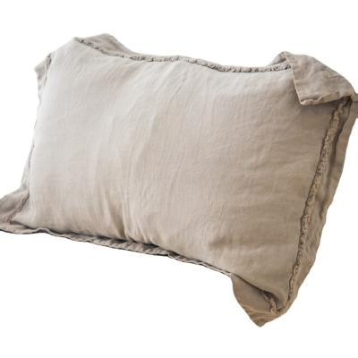 China C2U Home Decor 100% Anti-Static French Linen Plain Linen Cushion Cover for sale