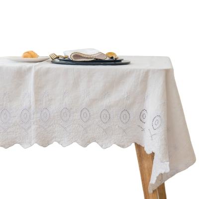 China Eco-frinedly C2U Household Linen Tablecloth Natural Washed French Cloth for sale