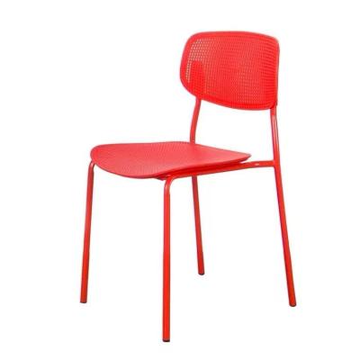 China Modern Hot Selling PP Chair Office Chair Plastic Modern Dining Room Sets Simple Design Backrest Comfortable for sale