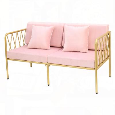 China ISS Modern Style Velvet Indoor Living Room Sofa Set Modern Living Room Sofas Single Sofa Chair for sale