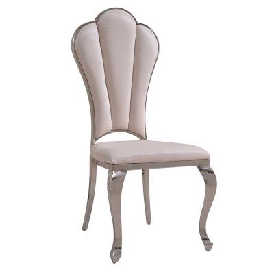 China Cooling Dining Chairs Ins Simple Modern Dining Chair Restaurant Hotel Banquet Lobby Home PU Leather Art Leather Chair for sale