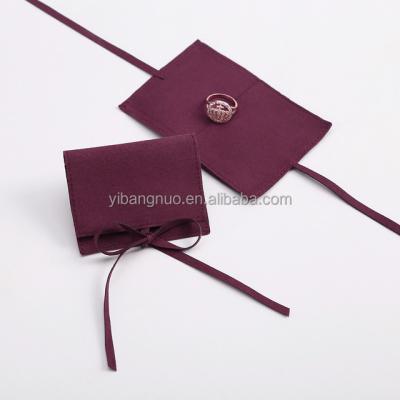 China Other Gift & Wholesale Craft Microfiber Make Up Bag Velvet Jewelry Pouch Microfiber Bag Custom With Logo for sale