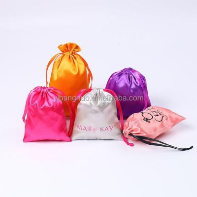 China Drawstring Pouch Jewelry Bag Sales Satin Drawstring Bag Underwear Eye Mask Wig Packaging Drawstring Cloth Bag for sale