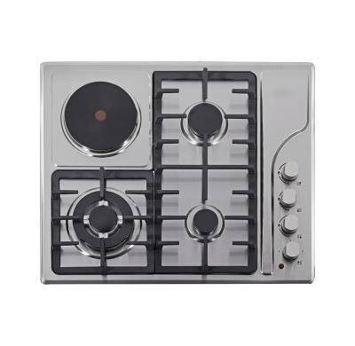 China Hotel Stainless Steel 4 Burner Gas Cooktop Kitchen Cooking Appliances Sabaf Infrared Ceramic Cooker Home Induction Cooker for sale