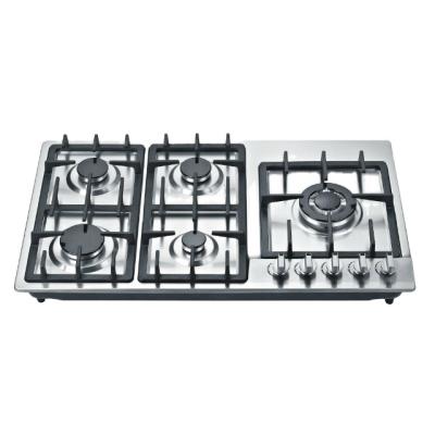 China Hotel Factory Wholesale LPG Gas Cooker Kitchen NG Cooking Built In Gas Hob Home Appliance Blue Flame NG Built In Stove for sale