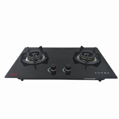 China Hotel 2 Burners Built In Gas Cooker Estufa De Parte LPG NG Kitchen Cooking Appliances Home Use Sabaf Burners Built In Gas Cooktops for sale