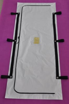 China 8Mil PEVA Body Bags with 6Strap Handles , Envelope Style Cadaver Bags for sale