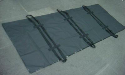 China 190D PVC Laminated Polyester  Cadaver Bags with 6 Webbing Handles for sale