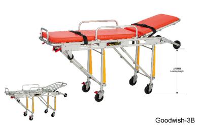 China Aluminum Alloy Ambulance Stretcher , Auto Loading Stretcher Folding Elevator for sale