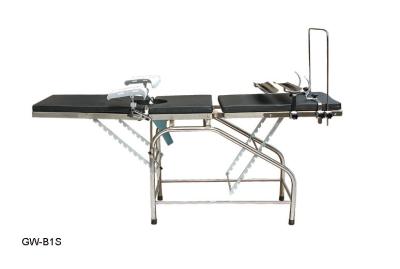 China Stainless Steel Or Chromic Steel Manual Surgical Operating Table Versatility for sale