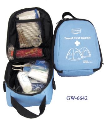 China PVC Coated Nylon Bag Travel First Aid Kits For Illness Or Injury Care for sale