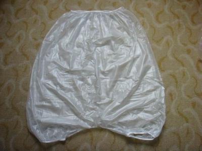 China Heat Sealed And Leak Proo Mortuary Garments Vinyl Short Pants undergarments for sale