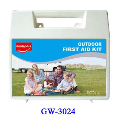 China Middle size Plastic First Aid Box for Kids , Outdoor , Home , Pets , Office for sale