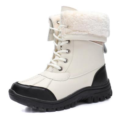 China 2021 new fashion trend plush zipper sports shoes female snow winter ankle boots women's non-slip warm shoes for sale