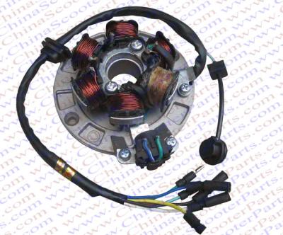 China Magneto Stator 6 Pole 6 Wire Lifan 1P55FMJ 140CC Xmotos Kaya Apollo 140CC Dirt Pit Bike Parts SR070 for sale