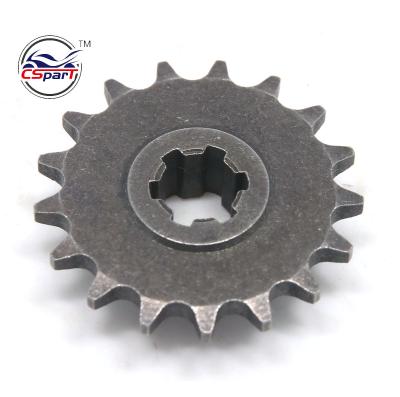 China 17T 17 Tooth 8MM T8F Front Sprocket 47CC 49CC Mini Moto Dirt Pit Bike Parts for sale