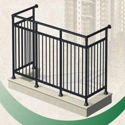 China Easily Assembled Aluminum / Iron Balcony Railing System Wrought Iron Fence for sale