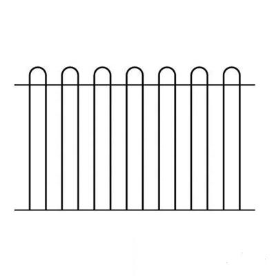 China Easily Assembled Powder Coated Welded Ornamental Decorative Garden Metal Aluminum / Iron Fence Privacy Fence for sale