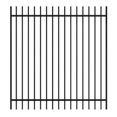 China Aluminum / Steel Barrier Garden Fence Slat Fence Safety Metal Easily Collated OEM Aluminum / Steel Panels With Powder Coating for sale