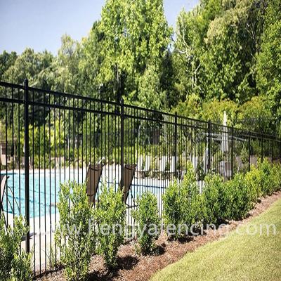 China 2021 Factory Easily Assembled Powder Coated Welded Exterior Aluminum / Iron Sliding Gates Metal Fence Panel for sale