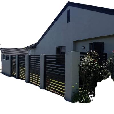 China Hot Selling Popular Aluminum Garden Fence Slats Easily Assembled Louvered Fence for sale