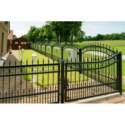 China High Quality Black Aluminum Outdoor Aluminum Pool Barrier Privacy Garden Yard Security Easily Assembled Aluminum Fence for sale