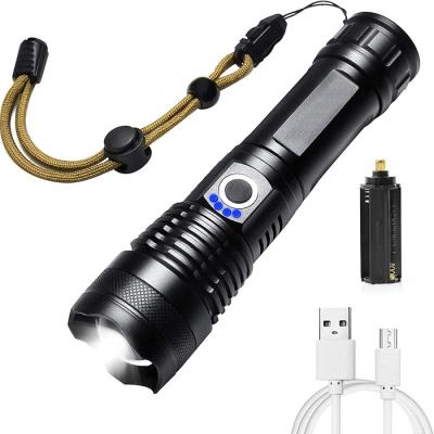 China Eco-friendly/durable/convenient portable flashlight usb charging most powerful outdoor camping led light rechargeable lamp for sale