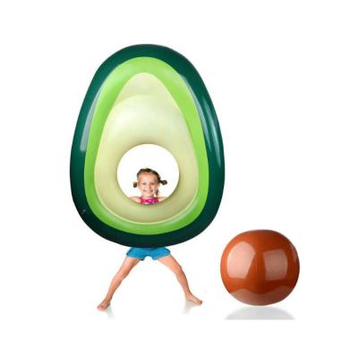 China Luxury/Modern New Arrive Inflatable Float Summer Avocado Party Float Toy For Adult And Children 0.25mm PVC for sale