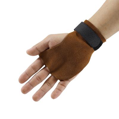 China Weightllfting Wrist Wraps / Gymnastic Hand Grips Company Low Price Hot Sale Leather Material Wrist Wrap Hand Grips Protector for sale