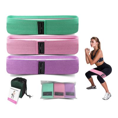 China 2022 Eco-friendly wholesale hot selling loop fabric resistance booty bands for bodybuilding for sale