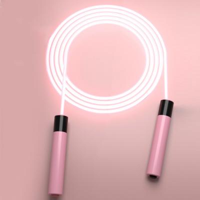 China 2022 High Quality PVC+ABS Jump Rope Led Lights Kids Colorful Glow Jump Rope For Test Physical Training for sale