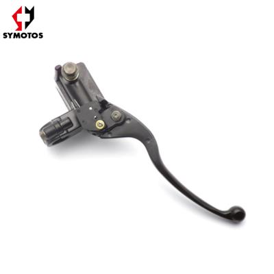 China Left Hand Brake Lever Distributor Assembly Oil Cup Brake Forged Aluminum Switch for sale