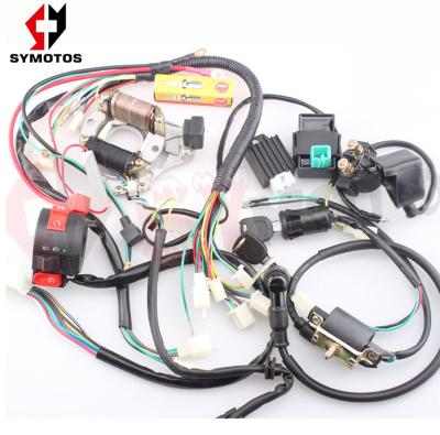 China Engine Wire Ignition Cable Kill Switch CDI Electric Wire ATV Electrical System Kit 125cc for sale