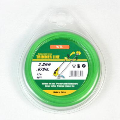 China 2-Stroke the best nylon trimmer line 4.0mm line 0.155 inch string trimmer replacement for your trimmer 15m long for sale