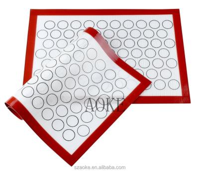 China OEM workable silicone factory simake baking mat 60x40cm for macaron for sale