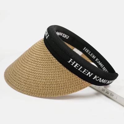 China Eco-friendly Color Fluorescent Light Brown Army Green Color Direct Selling Straw Hats for sale