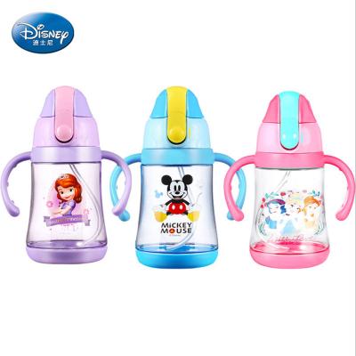 China Disney Tropical Water Cup Kids Learn To Drink Cup Drinking Straw Drinking Cup Drinking Bottle 430ml for sale