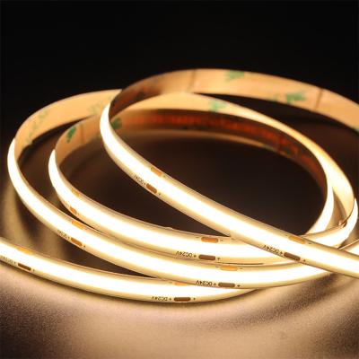 China Kluzled residential cob led flexible strip DC12V/24V 480leds/m dotless dotfree cob led strip light for sale