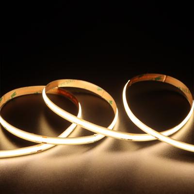 China Kluzled DC24V/DC12V CRI98 Residential Dotless COB LED Digital Flexible Strip Lights for sale