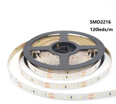 China Kluzled Led2216 Residential Warm White 120leds Flexible Strip Outdoor Waterproof Led Rope Light For Home Lighting for sale