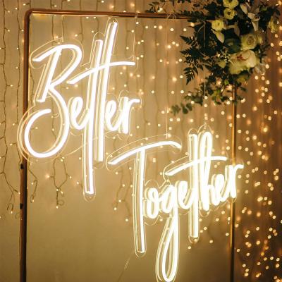 China Buildings Kluzled 2022 New Products No MOQ Wedding Neon Sign Neon Light Wedding Neon Sign for sale