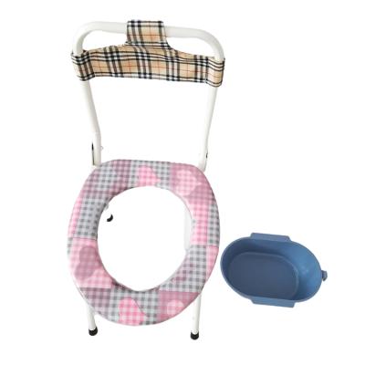 China New Developed Reliable Hospital Convenience Folding Elderely Chair Toilet Commode Chair Toilet for sale