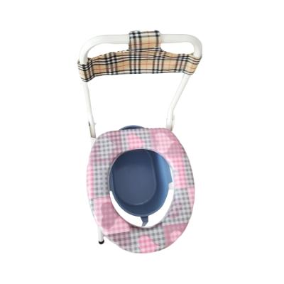 China Hospital Wholesale Price Professional High End Adult Potty Chair Folding Foldable Toilet Chair for sale