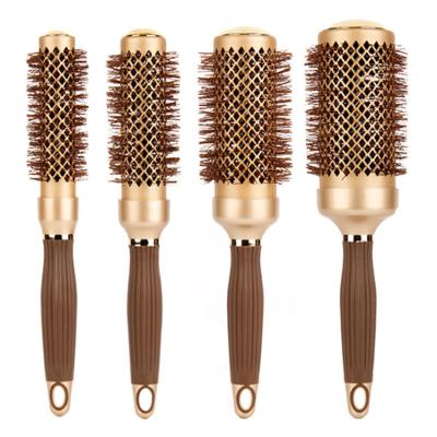 China Professional anti-static thermal barrel brush with boar hair for drying for sale